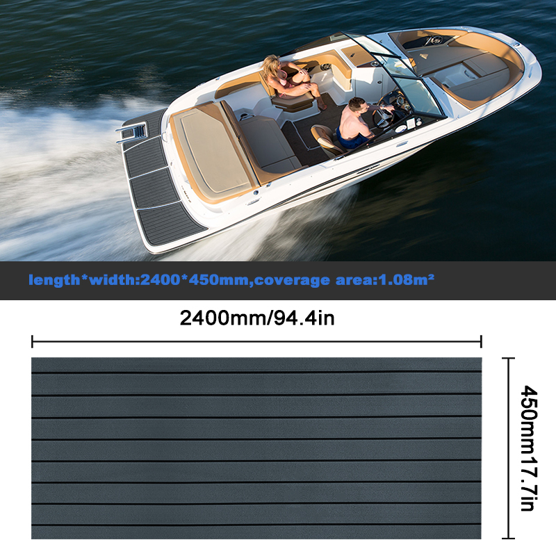 2400*450mm Eva Foam Faux Teak  - Fishing Boat Steering Wheel ulasan dan harga